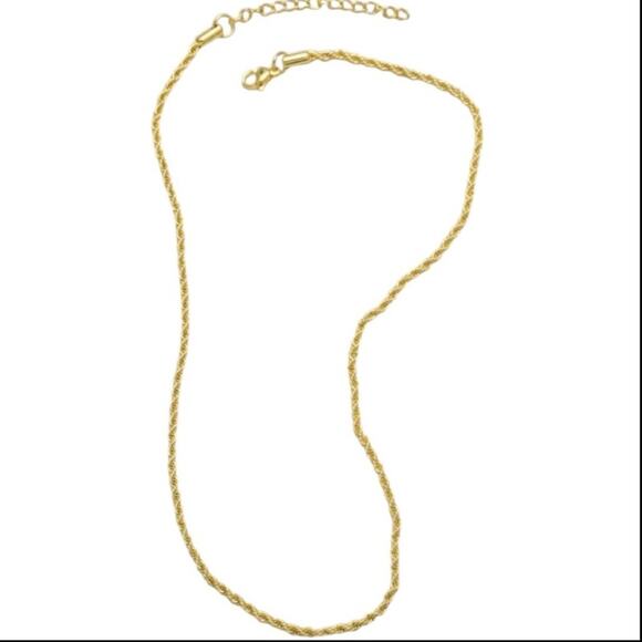 Gold Plated and Silver B Initial Pendant Necklace - Picture 6 of 7